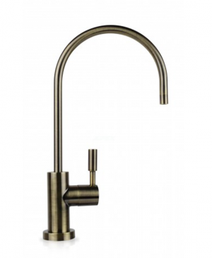 legant Ceramic Faucet Lead Free 3 Shank, Antique Brass RO Faucet(EC25)-1