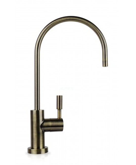 Elegant Ceramic Faucet Lead Free 3 Shank, Antique Brass RO Faucet(EC25)
