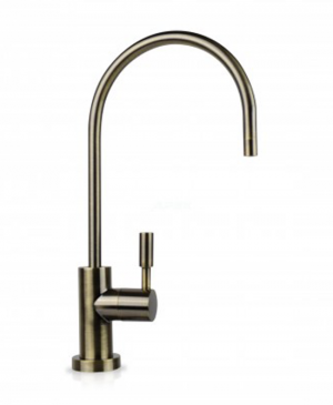 legant Ceramic Faucet Lead Free 3 Shank, Antique Brass RO Faucet(EC25)-1