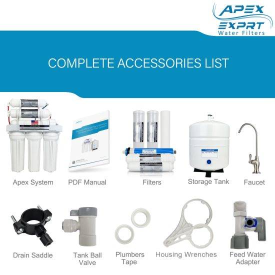 6 Stage Ph+ Under the Sink Reverse Osmosis 75 GPD Drinking Water Filter System with Remineralization Filter