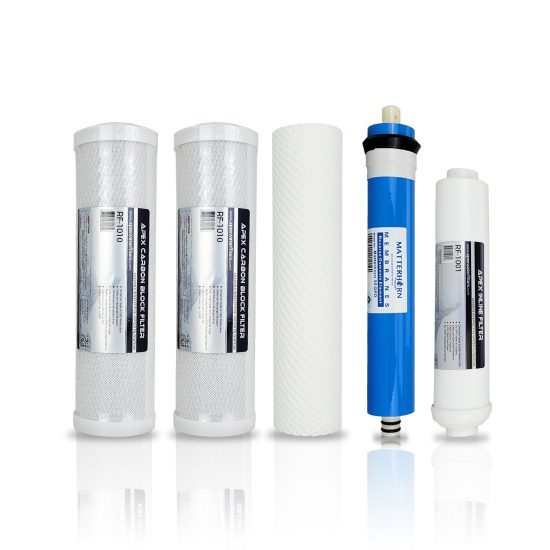 APEX RF-5075 Replacement Filter Set for Reverse Osmosis Systems(5 Pack)