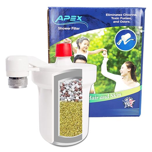 APEX MR-7012 Chlorine & Heavy Metal Reduction Shower Filter with Minerals