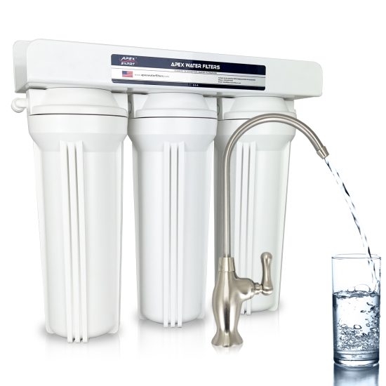 3 Stage Under the Sink System  Chlorine Odor & Fluoride Remover
