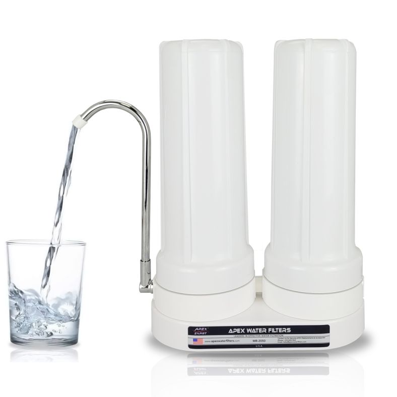 APEX EXPRT MR-2050 Quality Dual Countertop Water Filter