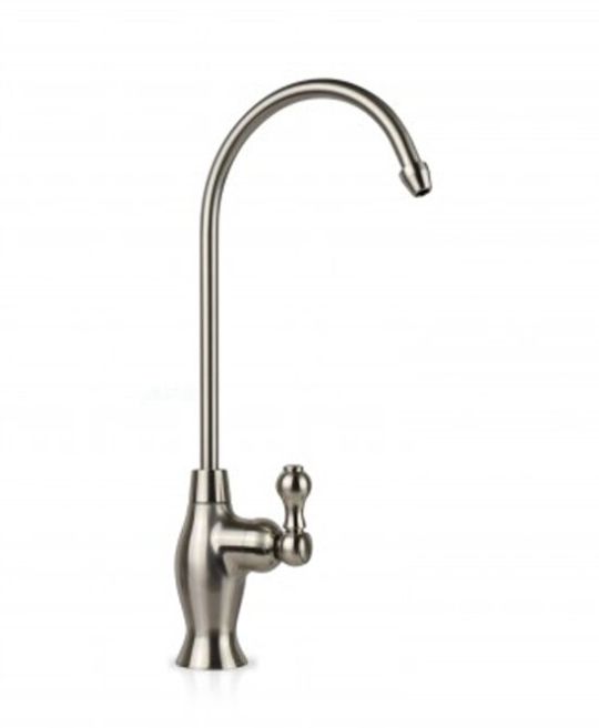 Elegant Ceramic Lead Free 3 Shank, Brushed Nickel RO Faucet(EC32)