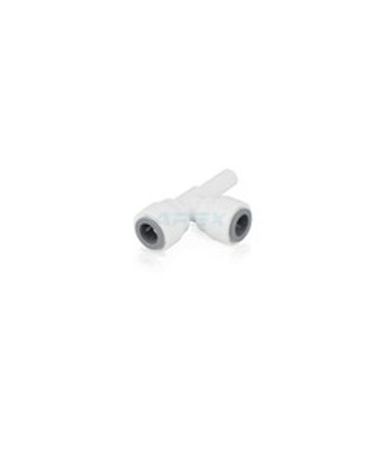 Stem Run Tee – 1/4 Tube x 1/4 Tube x 1/4 Stem